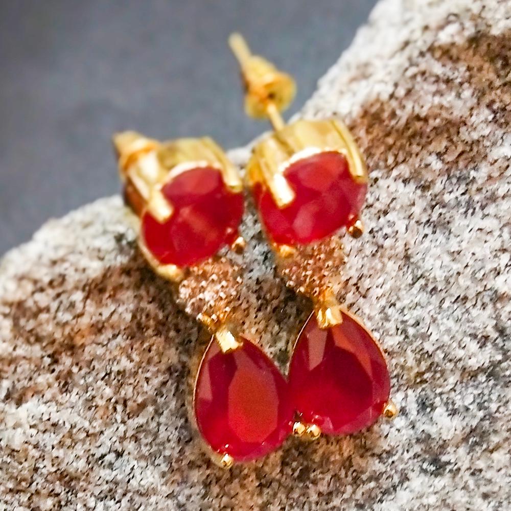 Open Red Heart Stud Earrings – J&CO Jewellery